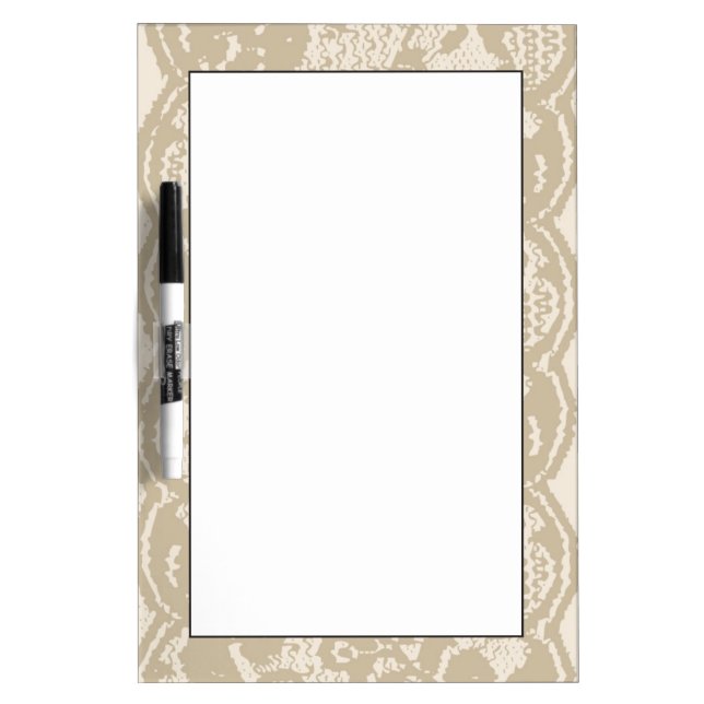 Beige lace dry erase board (Front)