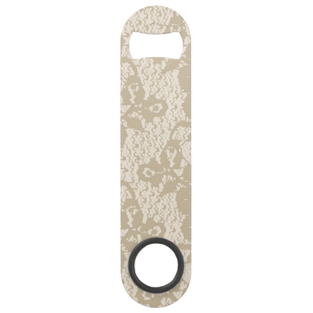 Beige lace speed bottle opener (Front)