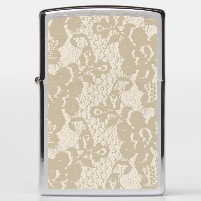 Beige lace zippo lighter (Front)