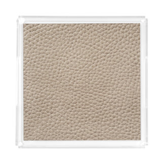 Beige leather texture, seamless background. acrylic tray