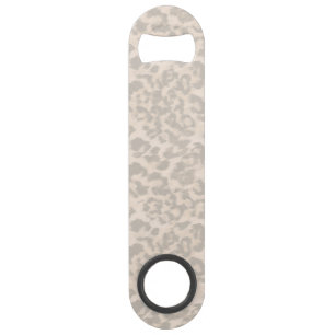Beige leopard print . bar key