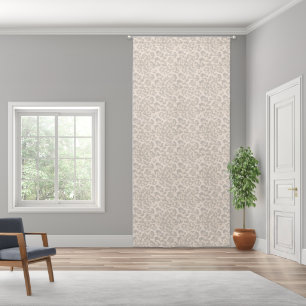 Beige leopard print . blackout curtains