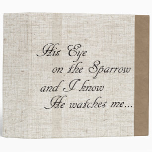 Beige Linen Bible Avery Binder