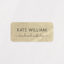 Beige linen Handmade with love by clothing label