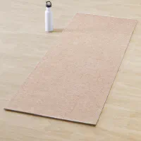 Beige Linen Yoga Mat