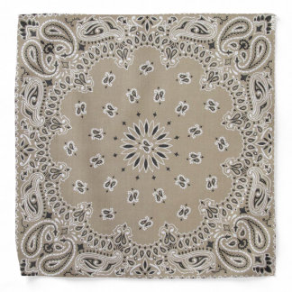 Beige Mandala Bandana