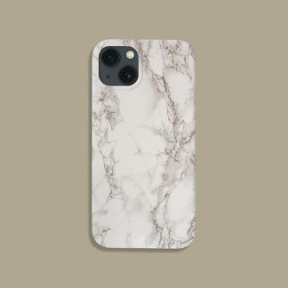 Beige marble iPhone 13 case