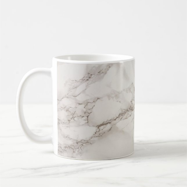 Beige marble coffee mug (Left)