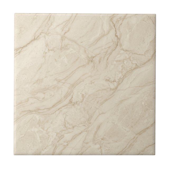 Beige Marble Neutral Elegant Contemporary Style Ceramic Tile (Front)