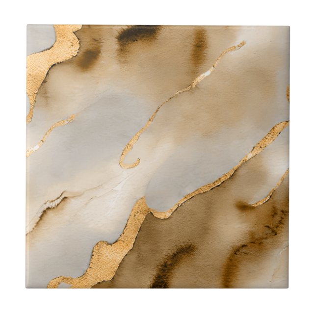  Beige Marble Stones Ceramic Tile (Front)