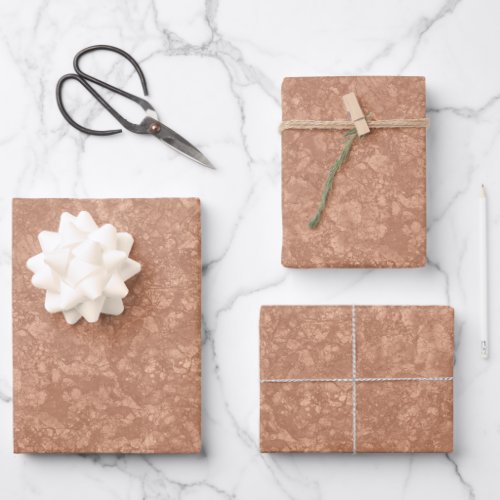 Beige Marble Terrazzo Texture  Wrapping Paper Sheets