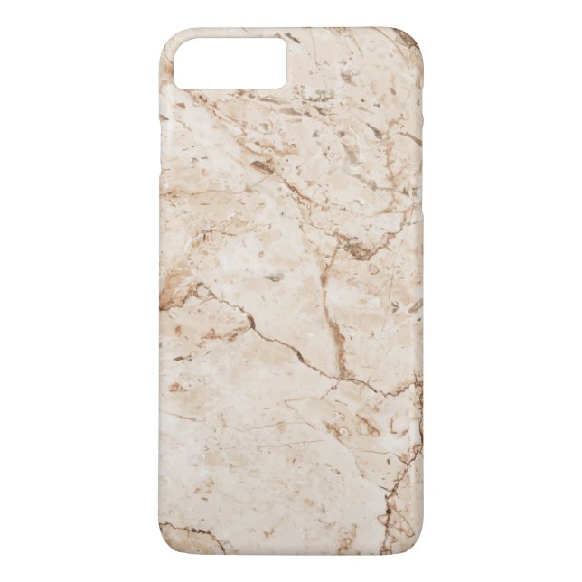Beige Marble Texture Case-Mate iPhone Case (Back)