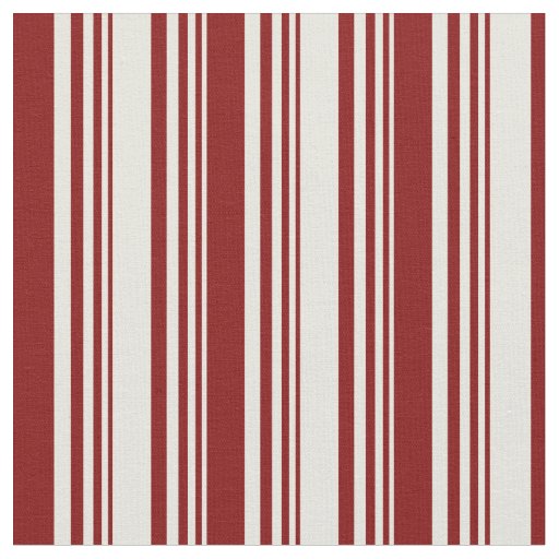 Beige & Maroon Colored Pattern of Stripes Fabric