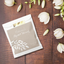 Beige minimalist greenery Bridal Shower