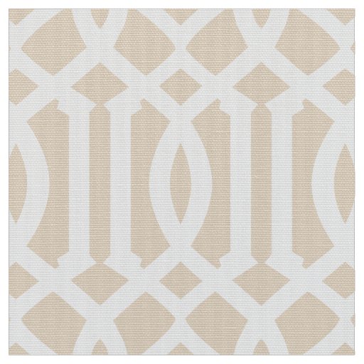Beige Moroccan Pattern | Fabric