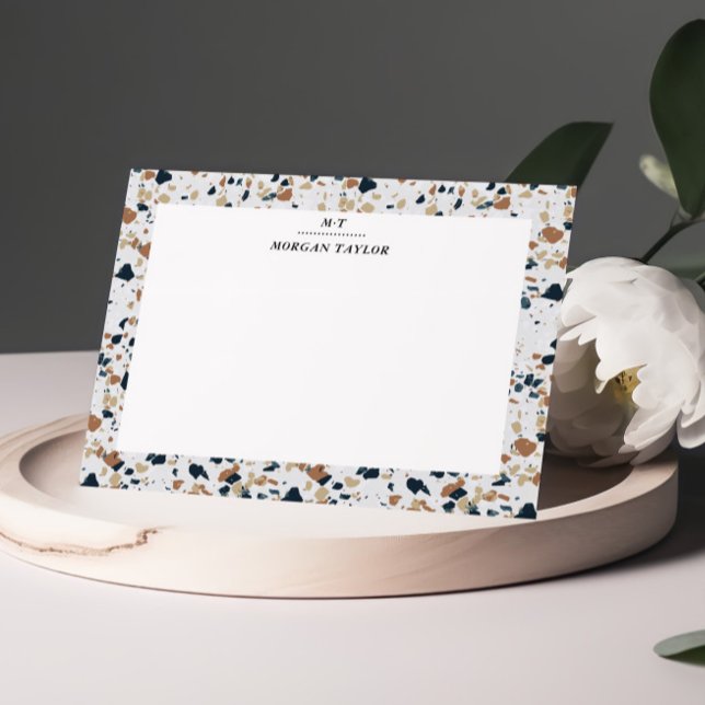 Beige Mosaic Personalized Note Cards (Creator Uploaded)