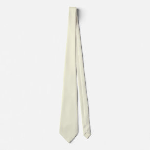 Beige (Off White) F5F5DC - Option to Add Name Neck Tie