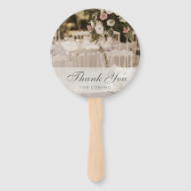 Beige Pastel Elegant Thank You Souvenir