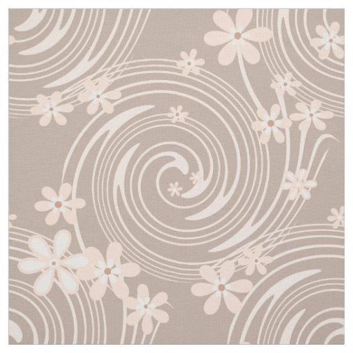 Beige pattern fabric