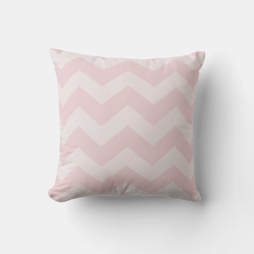 Beige Pink Striped Elegant Pastel Colors Template Throw Pillow
