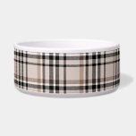 Beige Plaid  Bowl<br><div class="desc">Timeless and sophisticated,  our Beige Plaid pet bowl brings effortless chic to your furry friend's mealtime. With soft,  neutral tones and a classic checkered pattern,  it combines modern elegance with cozy charm,  making it the perfect addition to any pet-friendly space.</div>