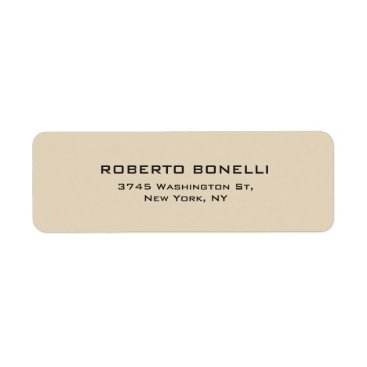 Beige Plain Elegant Contemporary Unique Label Beige Plain Elegant Contemporary Unique Label