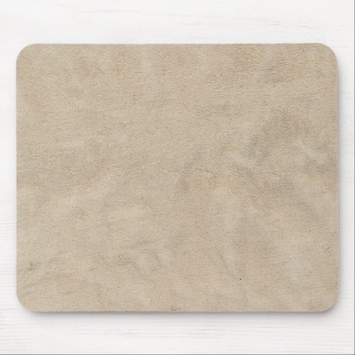 Beige Retro Custom Suede Mouse Pad