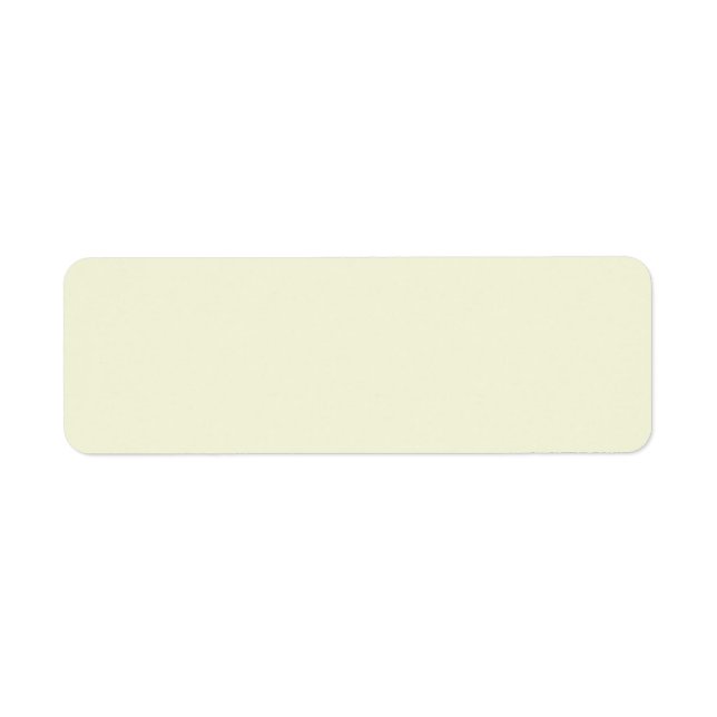 Beige Return Address Label (Front)