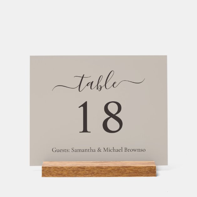 wedding modern simple colors