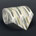 Beige & Sage Green Simple Boho  Neck Tie<br><div class="desc">Beautiful tie with an intricate pattern representing minimalist and abstract boho elements in shades of beige and sage green.</div>