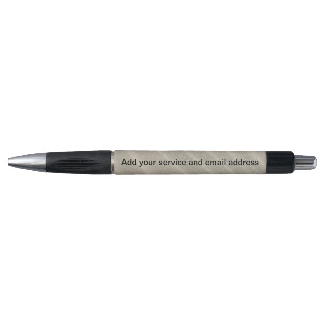Beige sand freelancer business modern promotional pen (Front)