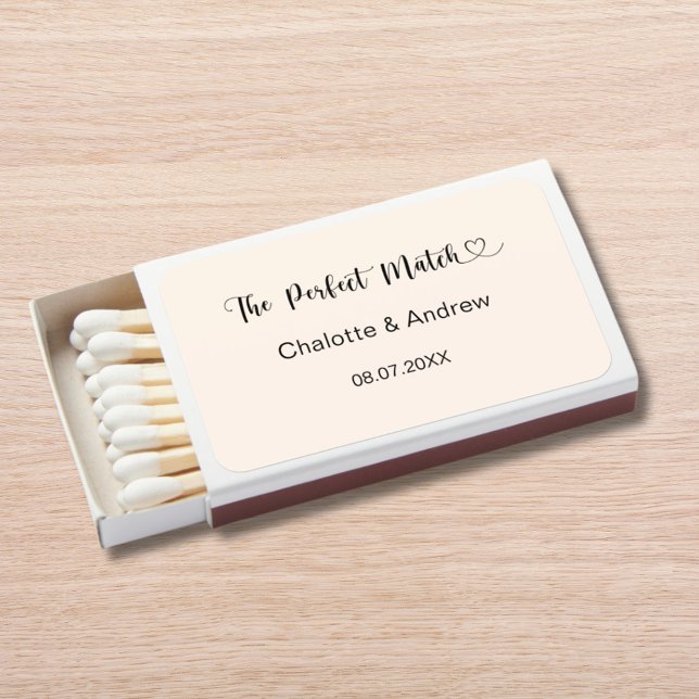 Beige script wedding The Perfect Match (Creator Uploaded)