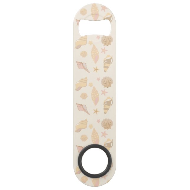 Beige Shells Pattern Bar Key (Front)