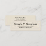 [ Thumbnail: Beige, Simple, Clean, Professional Business Card ]