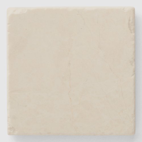 Beige Solid Color _ 2022 Trending Color _ Hue Stone Coaster