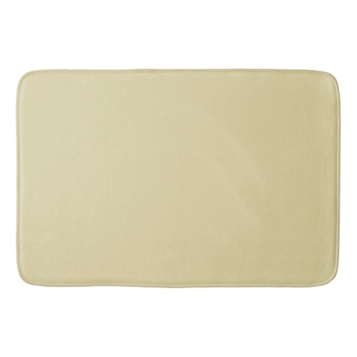 Beige solid color  bath mat