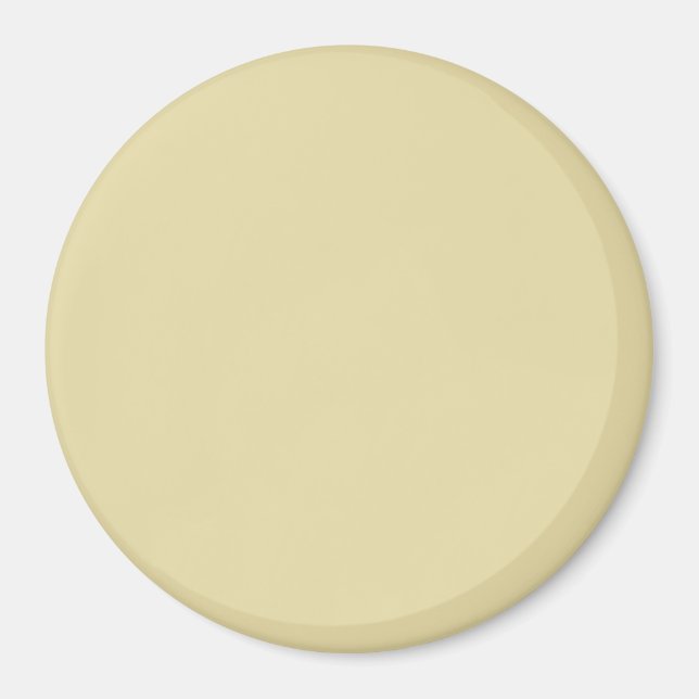 Beige (solid color)  magnet (Front)