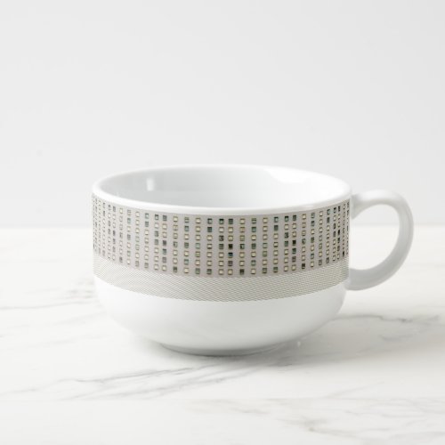 Beige Soup Mug