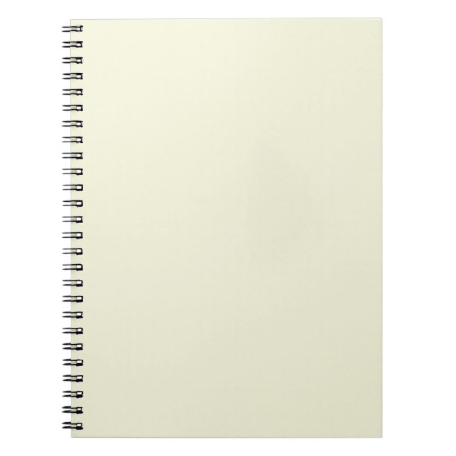 Beige Spiral Notebook (Front)