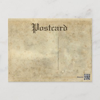 Beige Stained Vintage Aged Paper Postcard by camcguire at Zazzle
