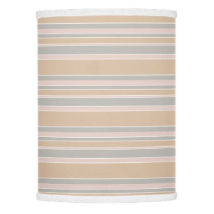 Beige stripes lamp shade