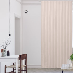 Beige stripes solid vertical retro pattern blackout curtains