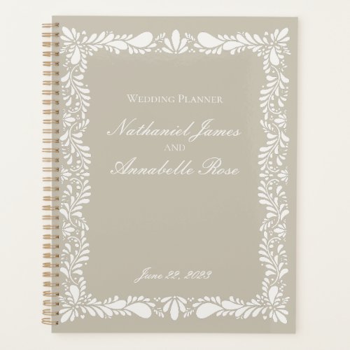 Beige Talavera Tile Spanish Fiesta Floral Wedding
