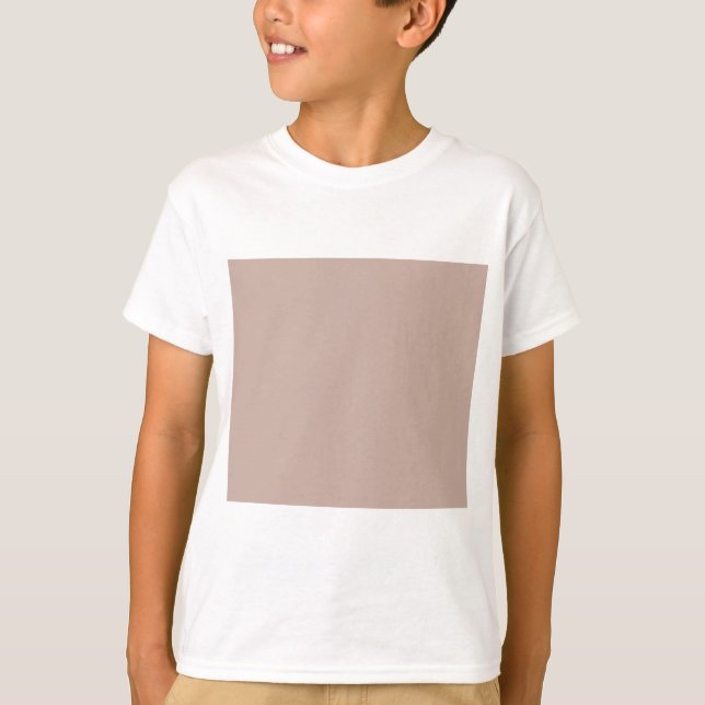 Beige Tan Sandstone Color Only T-Shirt (Front)