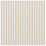 [ Thumbnail: Beige & Tan Striped/Lined Pattern Fabric ]