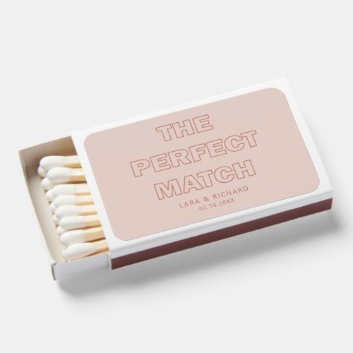 Beige Taupe Outline bold text type Matchboxes