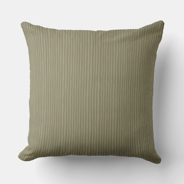 Beige Throw Pillow (Front)