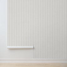 Beige Vertical Stripes Linen Texture Coastal