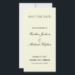 Beige Wedding Professional Minimalist Save The Date<br><div class="desc">You can easily change the fonts and colors. You can also add your logo and the background image as you like.</div>