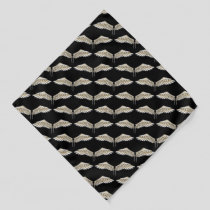 Beige wings bandana